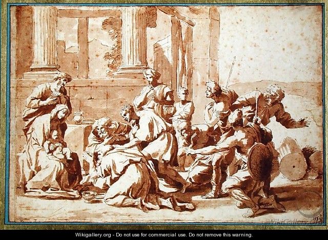 Study for the Adoration of the Magi - Nicolas Poussin