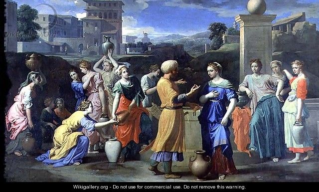 Eliezer and Rebecca at the Well, 1648 - Nicolas Poussin
