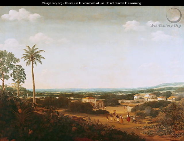 House of a Portuguese Nobleman in Brazil - Frans Jansz. Post