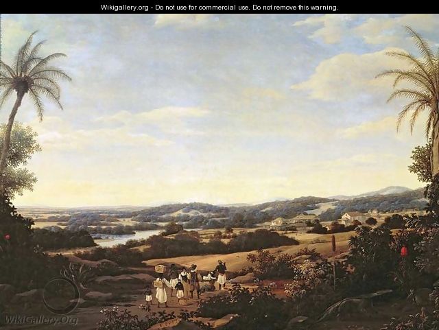 Brazilian Landscape with a Plantation - Frans Jansz. Post