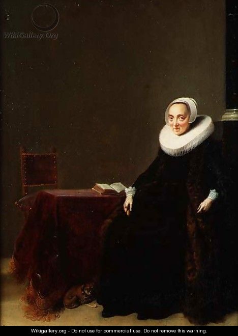 Portrait of a Woman - Hendrick Gerritsz Pot