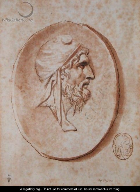 Head of Priam - Nicolas Poussin