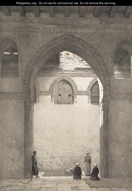 Mosquee DAhmed-Ibn-Toulon, engraved by Philippe Benoist 1813-1905 1877 - Emile Prisse d