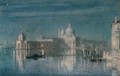 Santa Maria Della Salute, Venice, Moonlight, 1863 - Sir Edward John Poynter