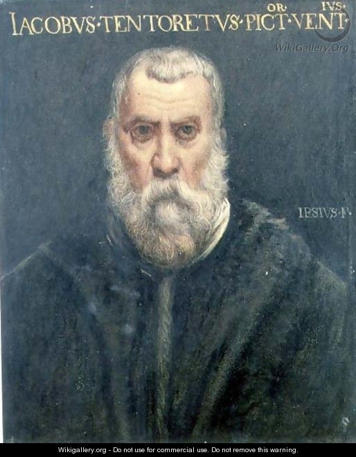 Portrait of Jacopo Tintoretto after Tintoretto - Sir Edward John Poynter
