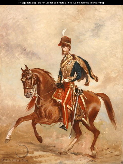 Lieutenant Colonel James Thomas Brudenell 1797-1868 7th Earl of Cardigan, c.1854 - Alfred F. De Prades