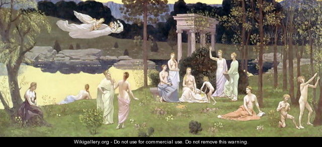 The Sacred Wood Cherished by the Arts and the Muses - Pierre-Cecile Puvis de Chavannes