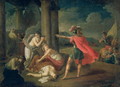 The Death of Camilla, Sister of Horatius, 1787 - Matvei Ivanovich Puchinov