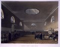Charter House School Room, from History of Charter House School, part of History of the Colleges, engraved by J. Bluck fl.1791-1831 pub. by R. Ackermann, 1816 - (after) Pugin, Augustus Charles