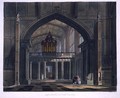 Ante-Chapel of Eton College, from History of Eton College, part of History of the Colleges, engraved by Daniel Havell 1785-1826 pub. by R. Ackermann, 1816 - (after) Pugin, Augustus Charles