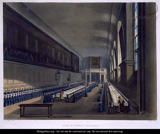 Hall of Christ Hospital, from History of Christs Hospital