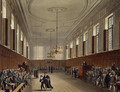 Eton School Room, from History of Eton College, part of History of the Colleges, engraved by Joseph Constantine Stadler fl.1780-1812 pub. by R. Ackermann, 1816 - (after) Pugin, Augustus Charles