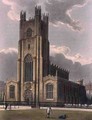 St. Marys Church, Cambridge, from The History of Cambridge, engraved by Daniel Havell 1785-1826, pub. by R. Ackermann, 1815 - (after) Pugin, Augustus Charles