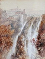 Landscape with a waterfall - John Skinner Prout
