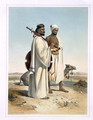 The Ababda, Nomads of the Eastern Thebaid Desert, illustration from The Valley of the Nile, engraved by Freeman, pub. by Lemercier, 1848 - Emile Prisse d