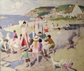 Beach Scene, c.1925 - Ernest Procter