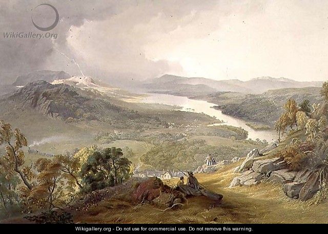 Lake Windermere, from The English Lake District, 1853 - James Baker Pyne