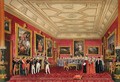 The Rubens Room, Windsor Castle - the King of France receiving an address from the Alderman, 1838 - James Baker Pyne