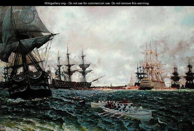 The Evacuation of Charleston, from The Story of the Revolution by Henry Cabot Lodge 1850-1924, published in Scribners Magazine, September 1898 - Howard Pyle