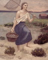 The Fisherwoman - Pierre-Cecile Puvis de Chavannes