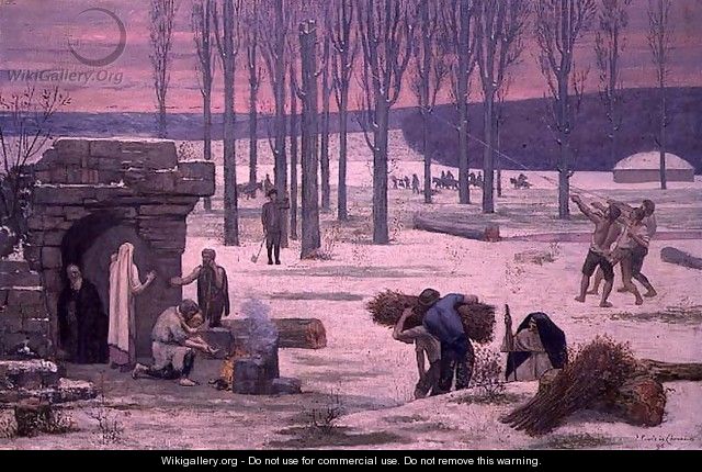 Winter, 1896 - Pierre-Cecile Puvis de Chavannes