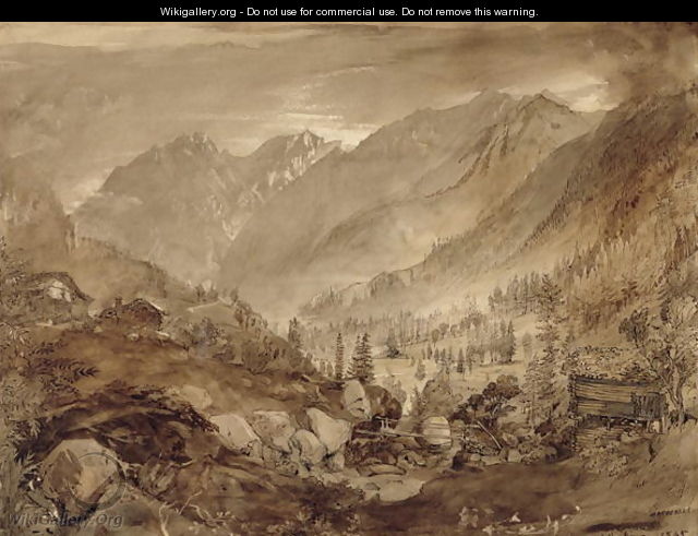 Mountain Landscape, Macugnaga, 1845 - John Ruskin