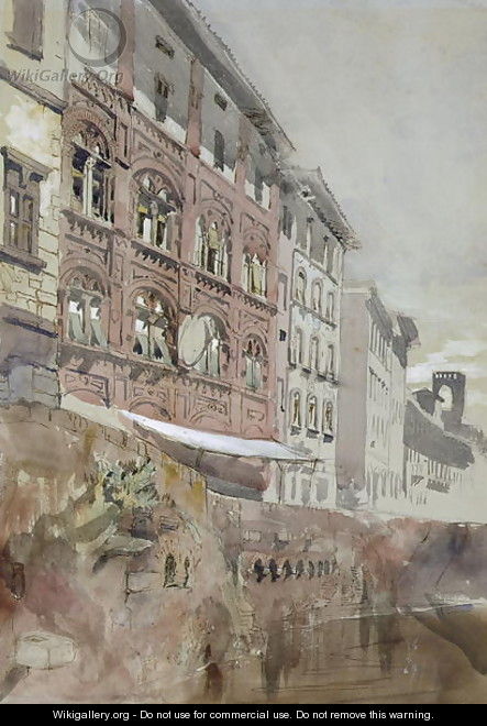 No.1590 Palazzo Agostini, Pisa, 1845 - John Ruskin