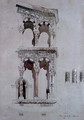 Detail of the facade of San Michele in Foro, Lucca, 1845 - John Ruskin