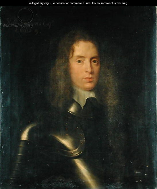 Portrait of Robert Stephens 1622-75 of Easton, Gloucestershire, 1641-42 - (circle of) Russel, Theodore