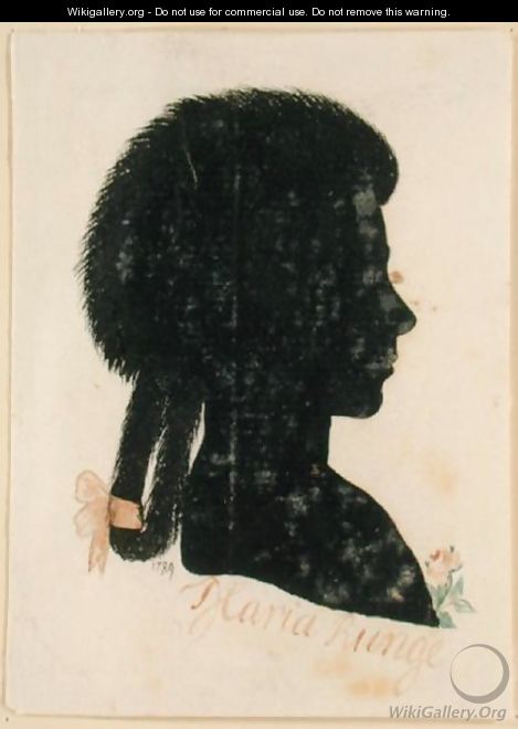 Maria Elisabeth Runge b.1763, 1789 - Philipp Otto Runge