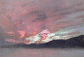 Stormy Sunset from Brantwood, Ruskins home in Cumbria - (attr. to) Ruskin, John