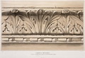 Cornice Moulding, From a Tomb in the Church of S.S. Giovanni e Paolo, from Examples of the Architecture of Venice by John Ruskin, engraved by G. Rosenthal, 1851 - (after) Ruskin, John