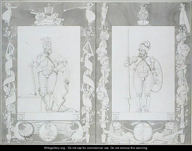 Charlemagne 742-814 and Heymon, 1804-5 - Philipp Otto Runge