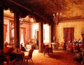 Interior of the Salon of Tsarina Alexandra in the Villa des Herzogs Serradifalco, Palermo - Carl Ludwig Rundt