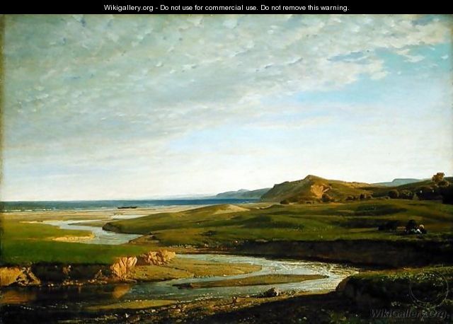 Upstream to the West, c.1860 - Valentin Ruths