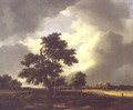 Landscape with Shepherd - Jacob Salomonsz. Ruysdael
