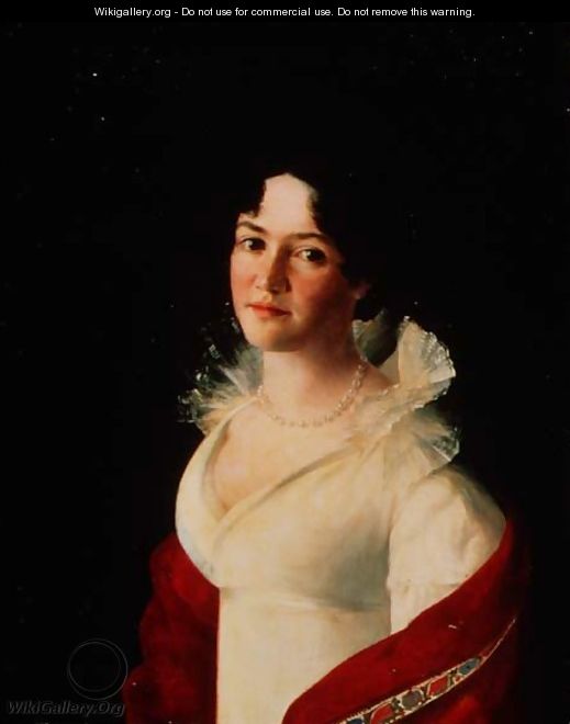 Portrait of Countess Natalia Pavlovna Zubova 1801-68 c.1820 - Anonymous Artist