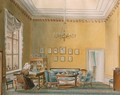 Interior of Boratynskys House in Moscow, 1830s - Anonymous Artist
