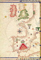 Ms Ital 550.0.3.15 fol.2r Map of Europe, from Carte Geografiche - Jacopo Russo
