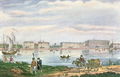 The Marble Palace and the Neva Embankment in St. Petersburg, 1822 - Anonymous Artist