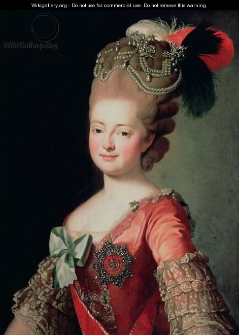 Portrait of Maria Fyodorovna 1759-1828 - Anonymous Artist