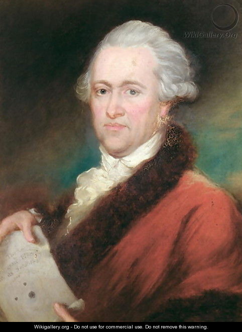 Portrait of Sir William Herschel 1738-1822 c.1795 - John Russell