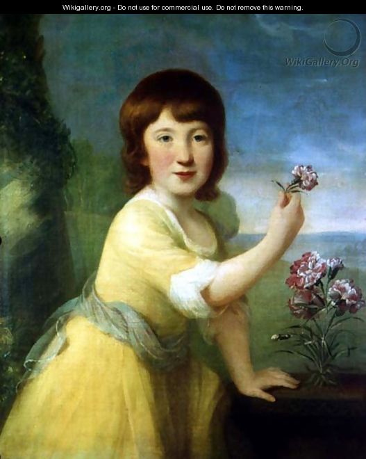 Portrait of Miss Augusta Hirst - John Russell