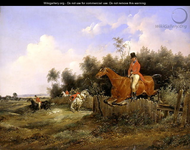 Hunting Scene - Bernard Edouard Swebach