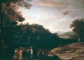 Landscape with Mercury - Herman Van Swanevelt