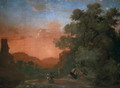 Landscape with the Flight into Egypt - Herman Van Swanevelt