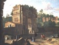 The Arch of Constantine, Rome - Herman Van Swanevelt