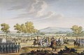 The Imperial Guard Manoeuvring in the Presence of the Two Emperors at Tilsit, 28 June 1807, engraved by Edme Bovinet 1767-1832 - (after) Swebach, Jacques Francois Joseph