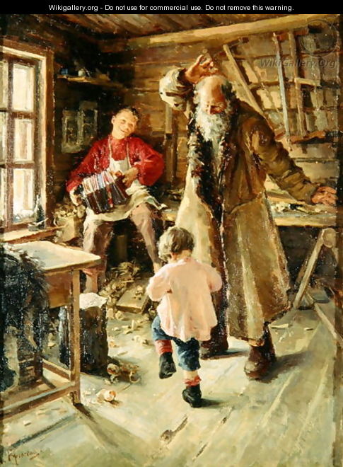 A Merry Moment, 1897 - Antonina Leonardov Rzhevskaya