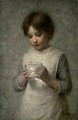Girl with a Silver Fish, 1889 - William Robert Symonds